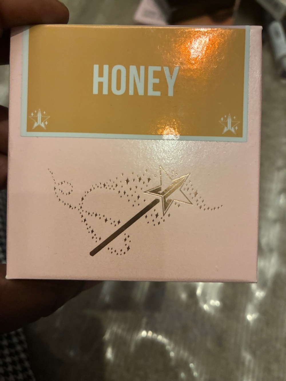 Jeffree Star Honey Setting Powder Box - Pink & Gold